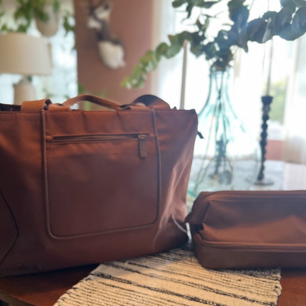 BÉIS East to West Tote (Maple) + BÉIS Drop Kit Bundle